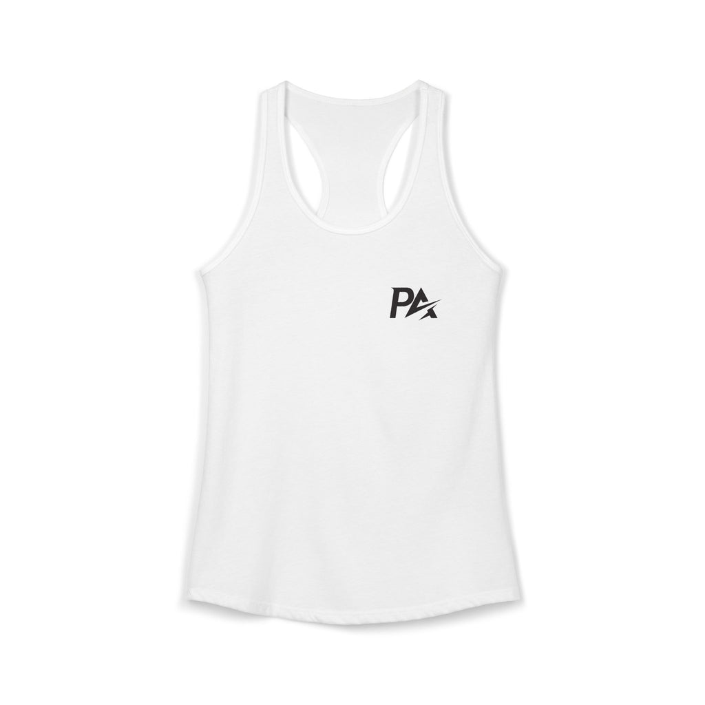 Powerline Core Racerback Tank (White)
