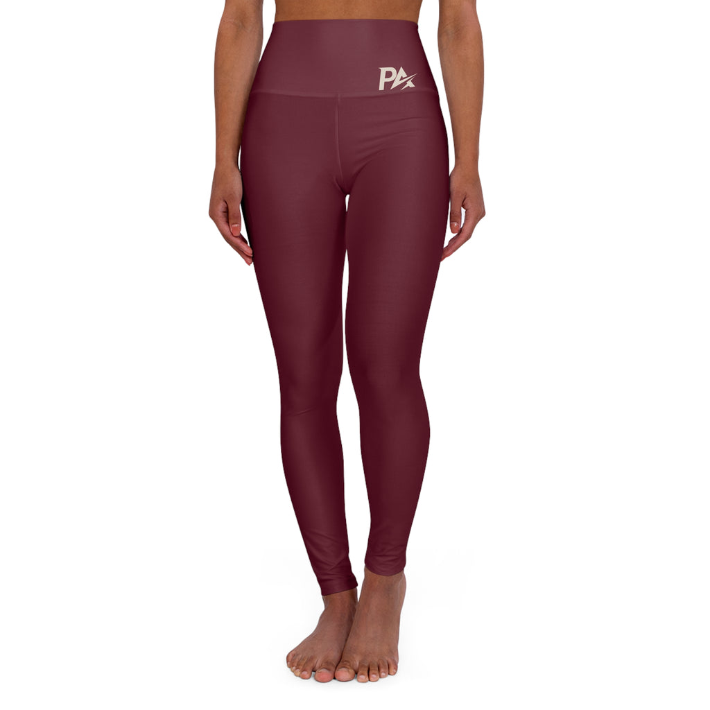 Powerline Signature Leggings (Crimson)
