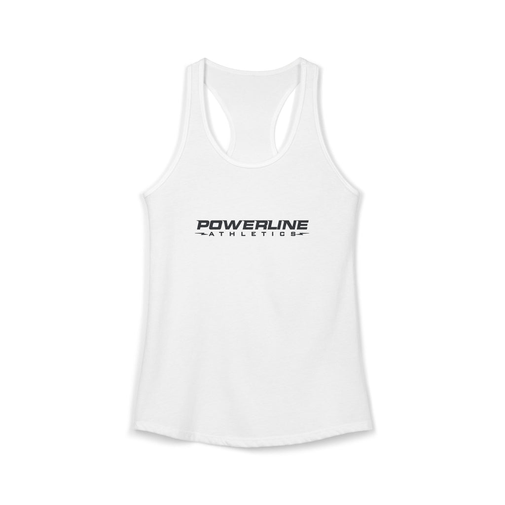 Powerline Core Racerback Tank (White)