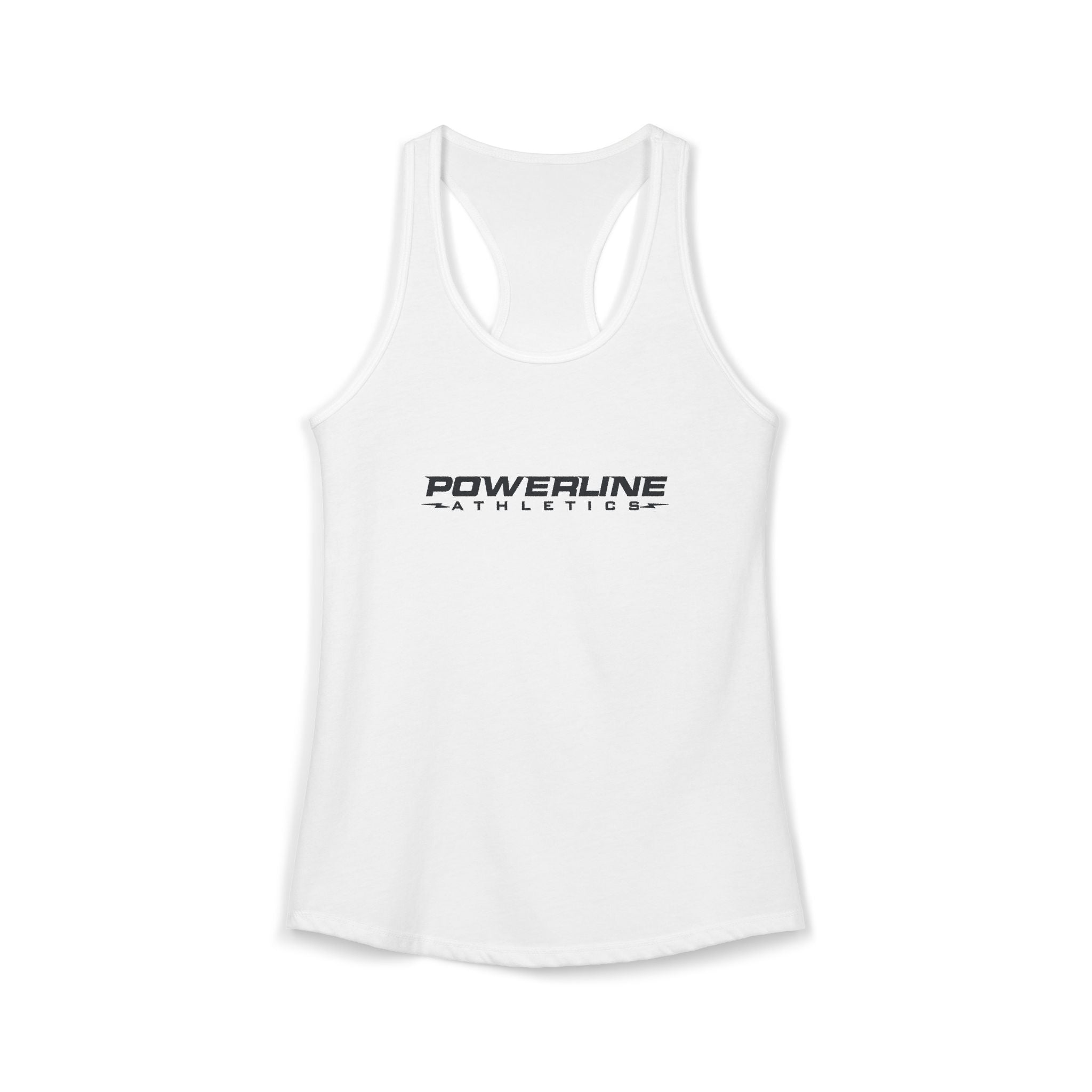 Powerline Core Racerback Tank (White)