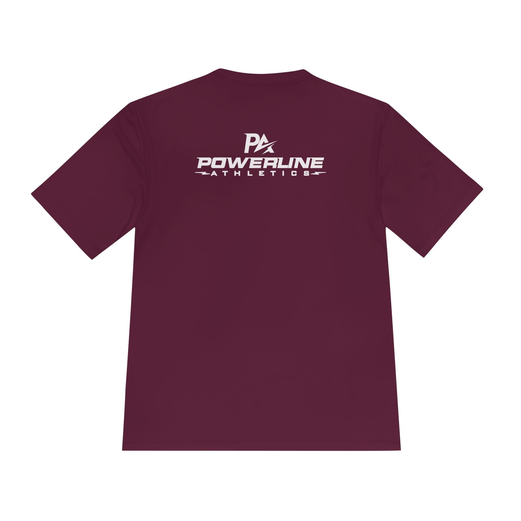 Powerline Men's Bold Training  Tee (Maroon)