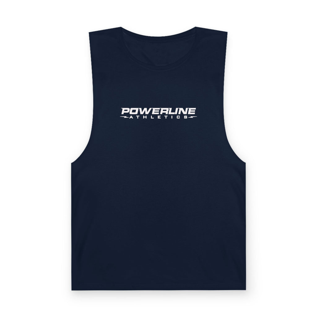 Powerline Men's Signature Muscle Shirt (Navy)