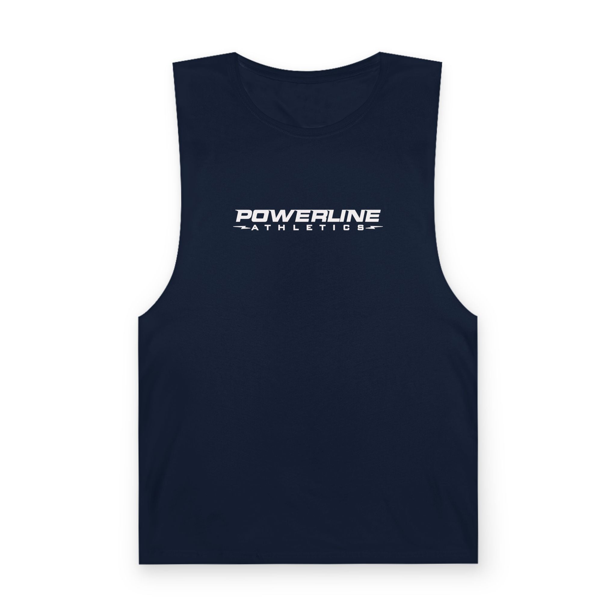Powerline Men's Signature Muscle Shirt (Navy)