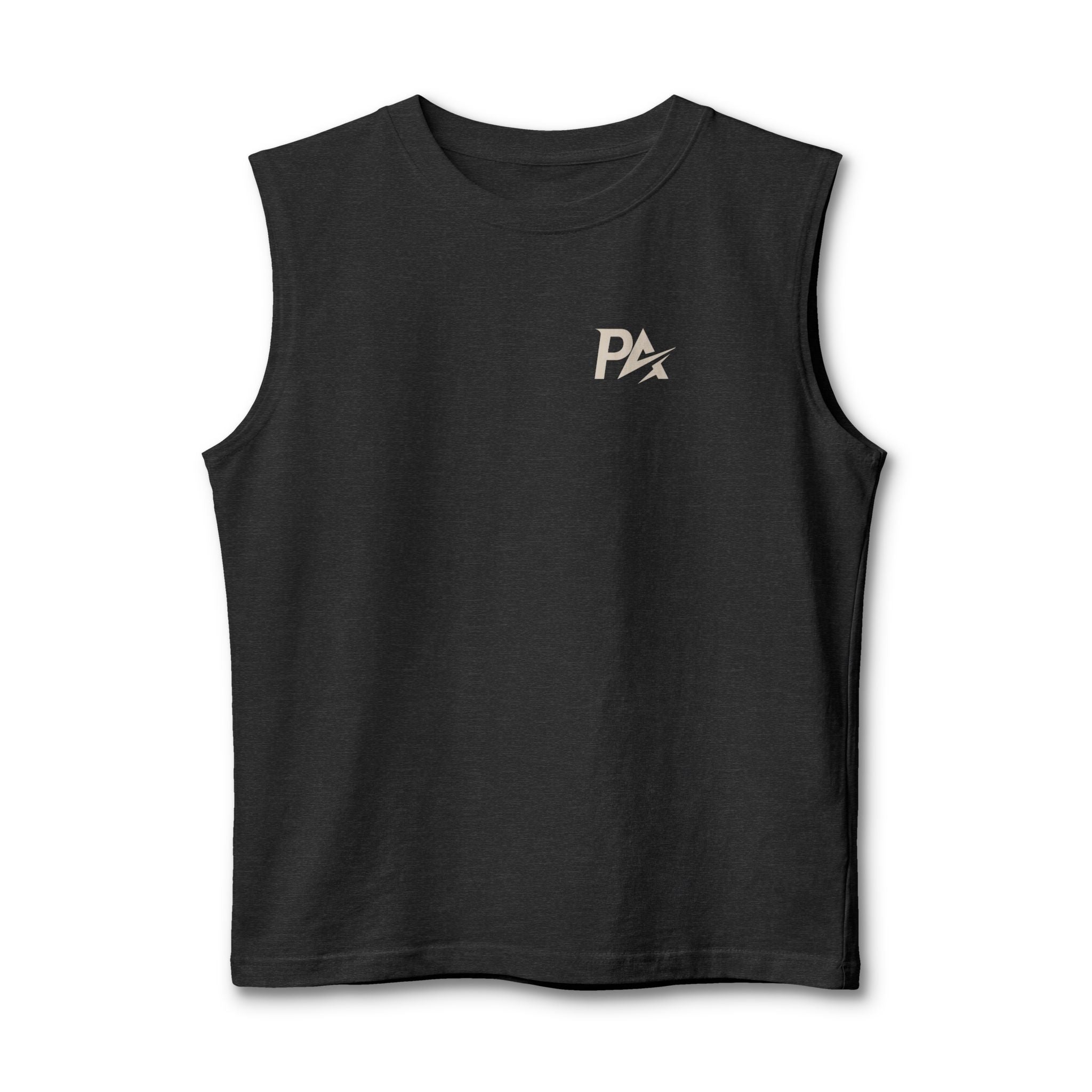 Powerline Bold Muscle Tank (Dark Gray)