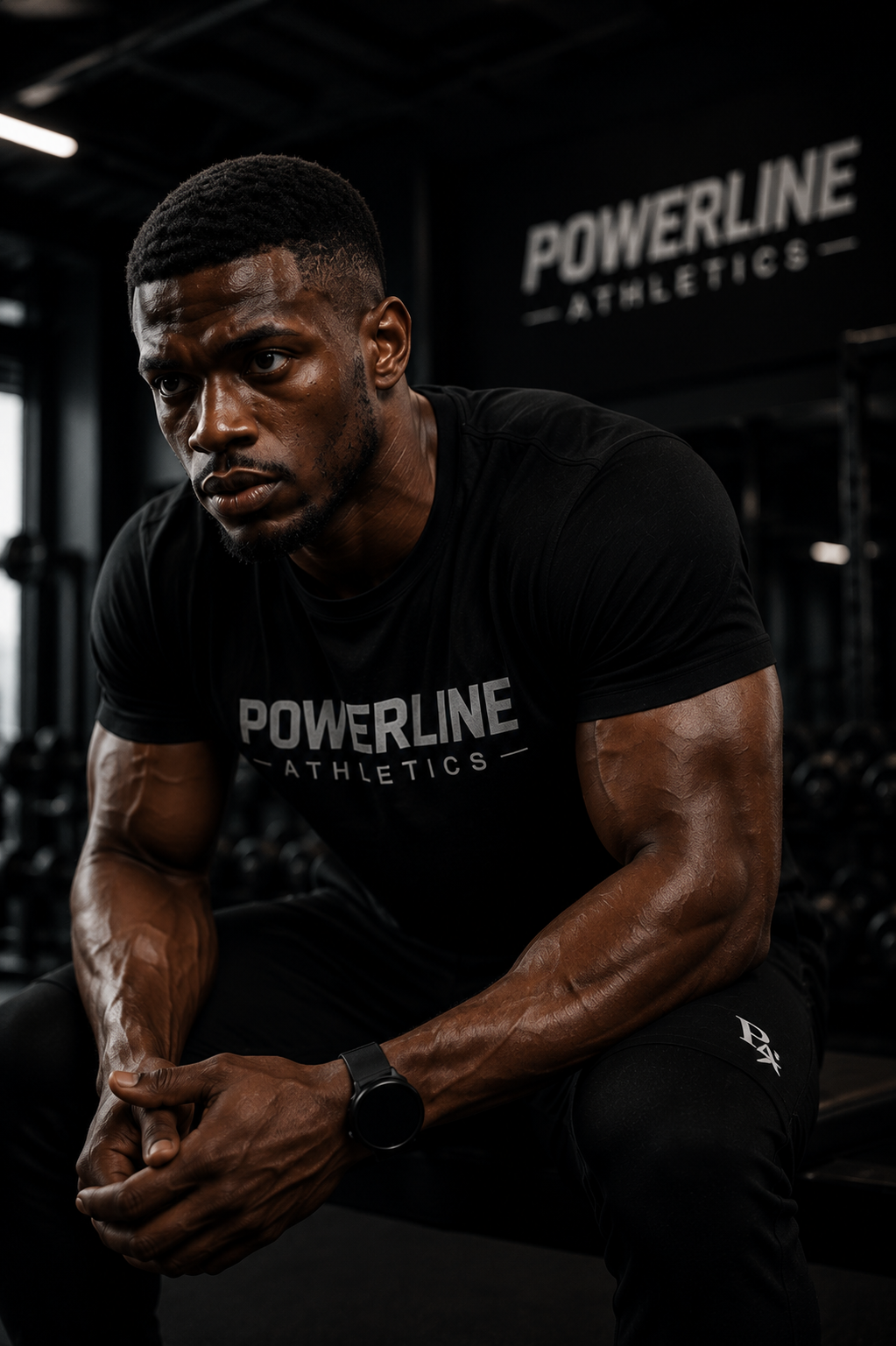 Powerline Volt Training Tee (Black)