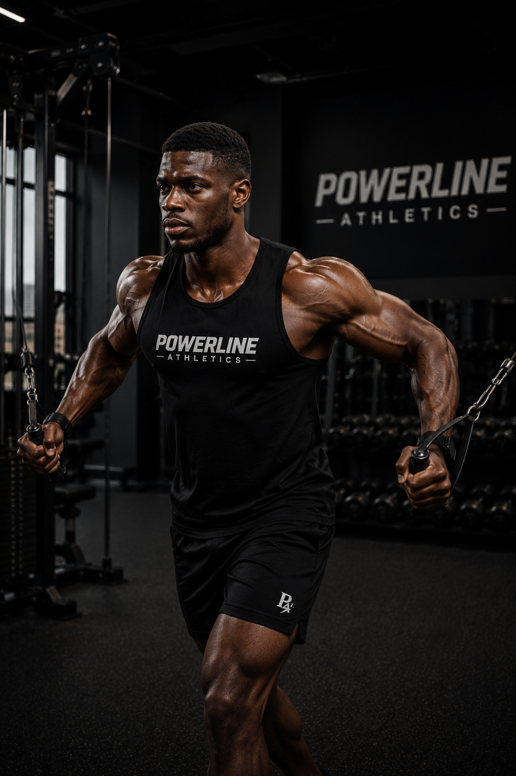 Powerline Core Muscle Tank (Black)