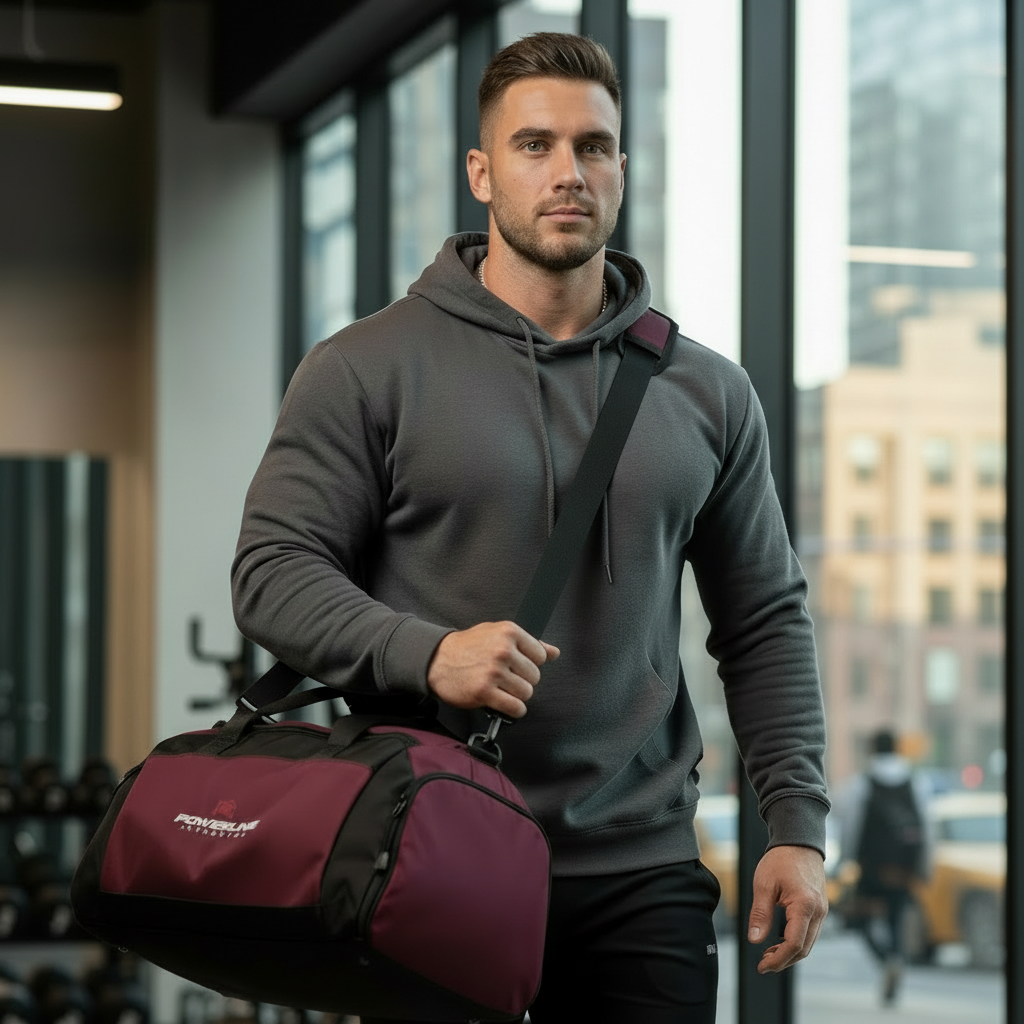 Male Model PA Gym Bag - Square Crop