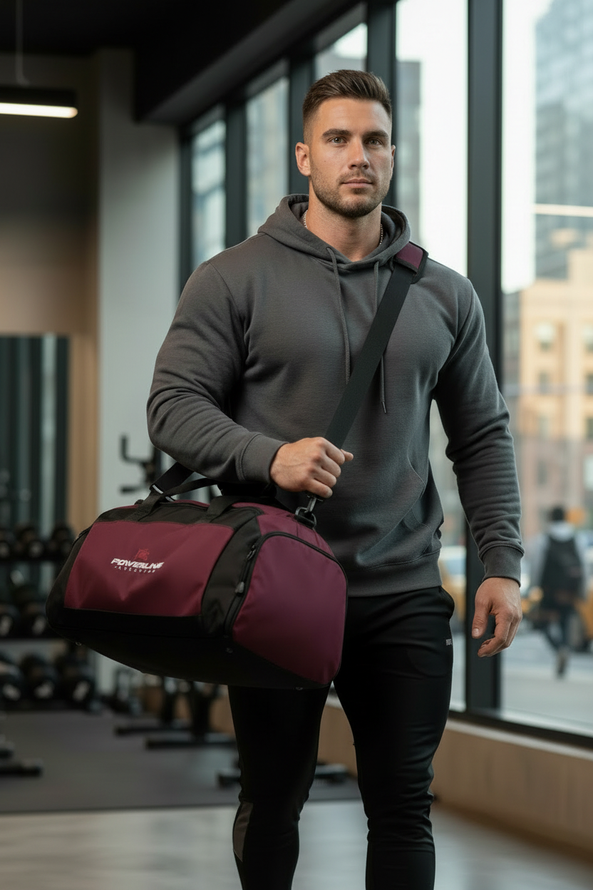 Male Model PA Gym Bag - Tight Waist Up Crop