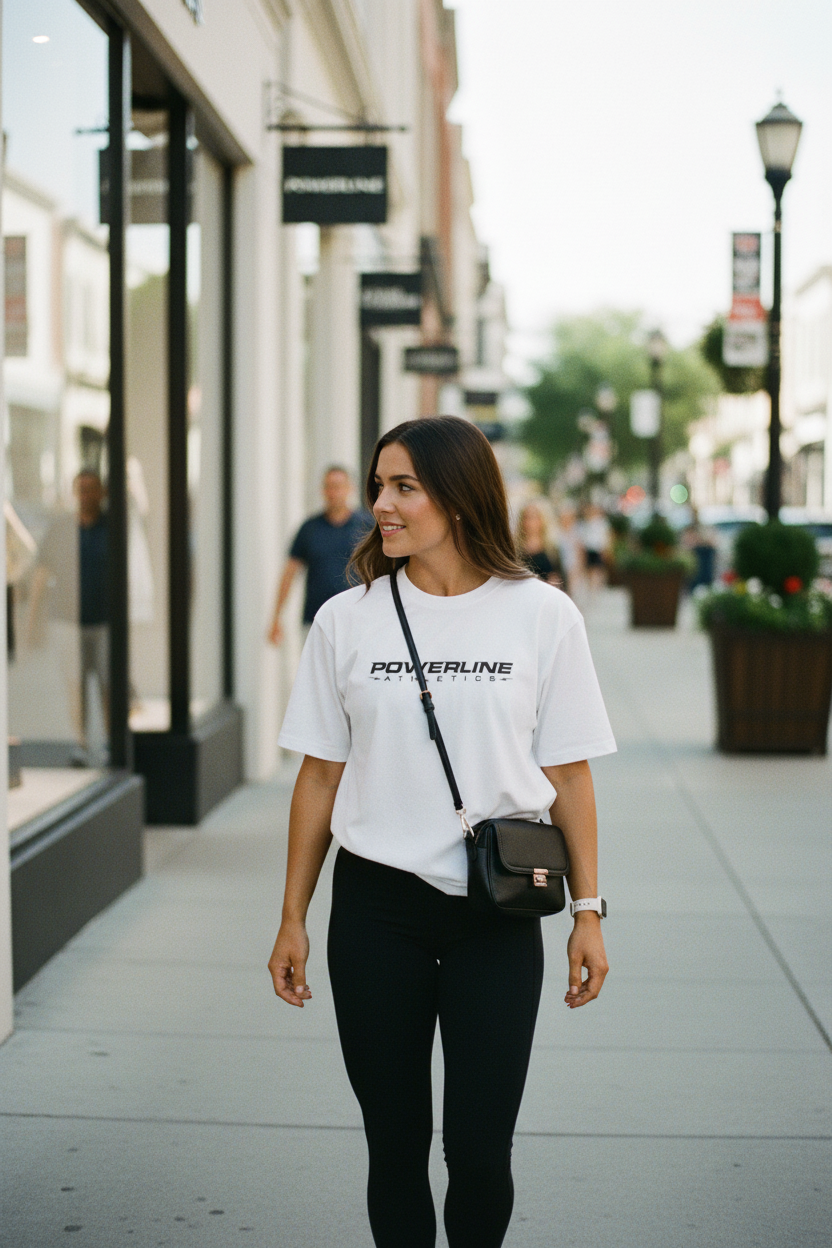 White Tee - Shopping District